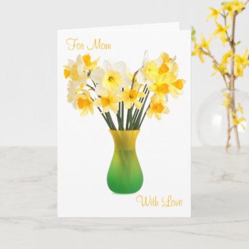 Daffodils in a Vase Greeting Card