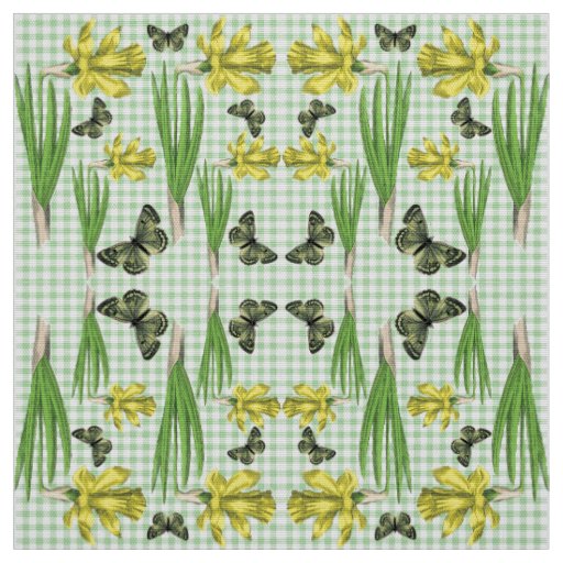 Daffodils in Spring Fabric