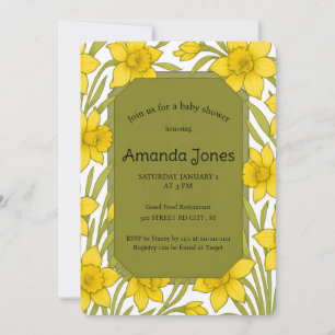 Daffodils invitation