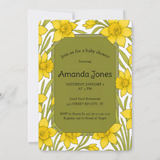 Daffodils invitation