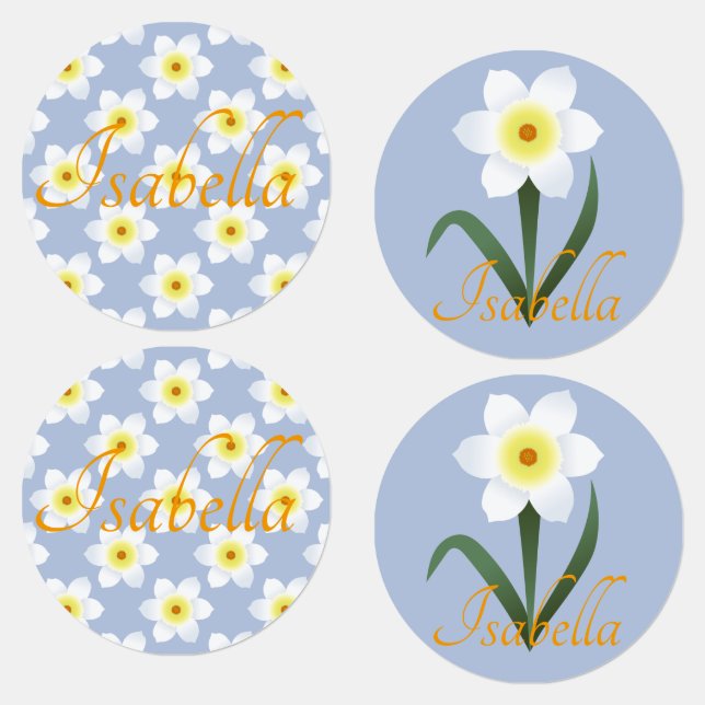 Daffodils Kids' Labels (Group)