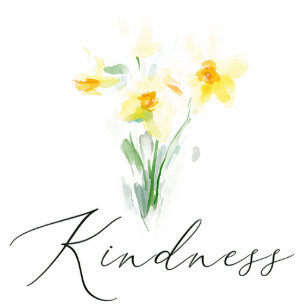 Daffodils kindness magnet