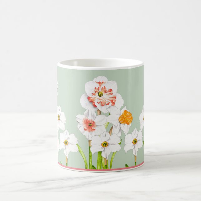 Daffodils on a Mug (11 oz.) (Center)