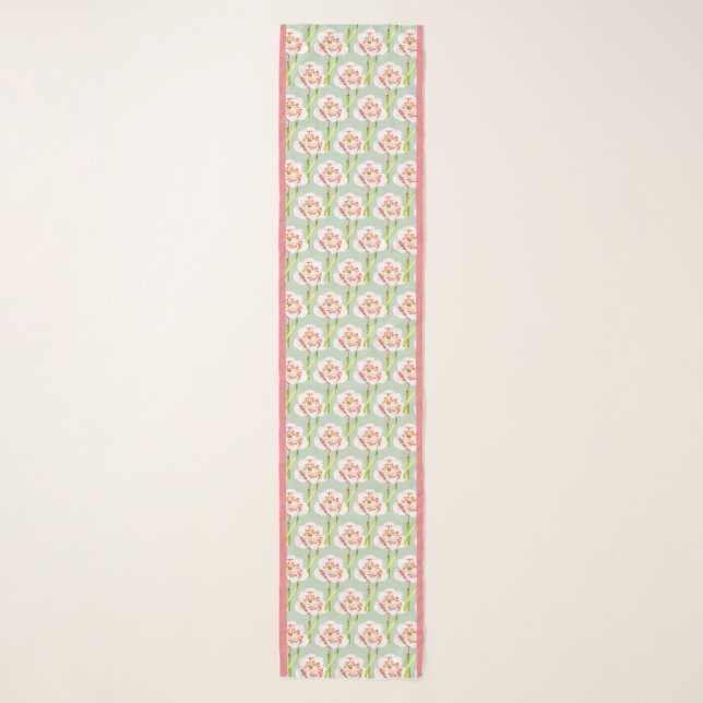 Daffodils on a Scarf (A) (Front)