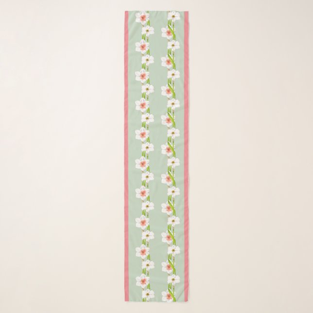Daffodils on a Scarf (B) (Front)