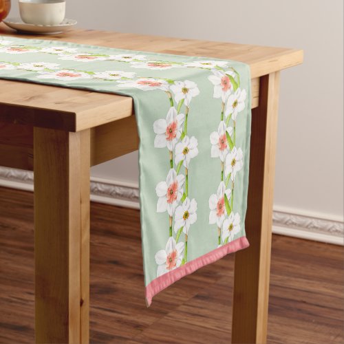 Daffodils on a Table Runner