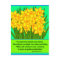 Daffodils Poem, postcard