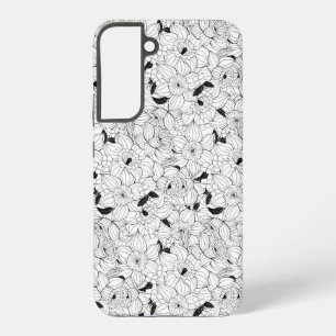 Daffodils spring floral pattern samsung galaxy s22+ case