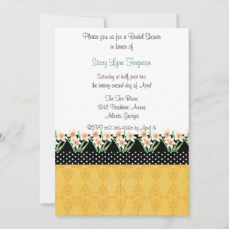 Daffodils Spring Party Invitation