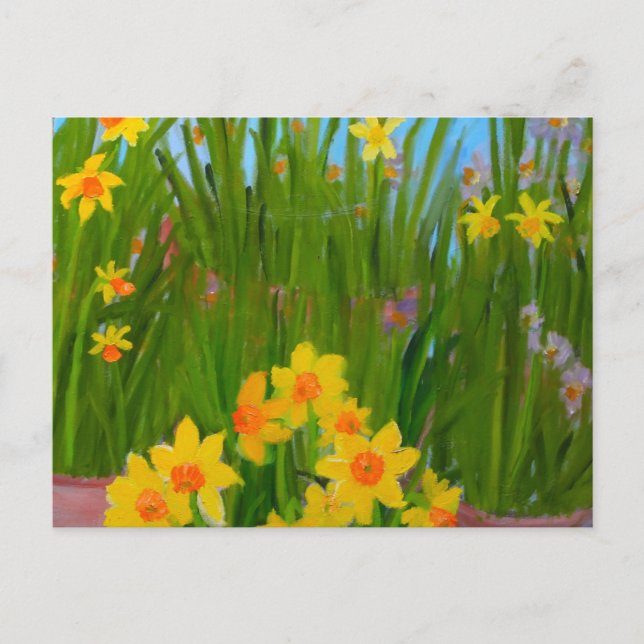 Daffodils: Susan Payne-Trutna Postcard (Front)
