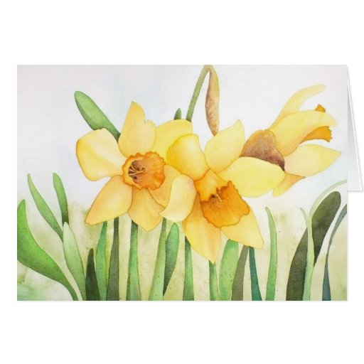 Daffodils Thank You card | Zazzle