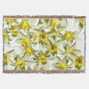 Daffodils Throw Blanket