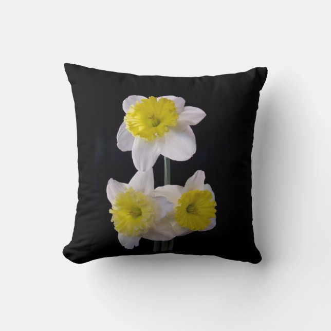 Daffodils! Throw Pillow (Front)
