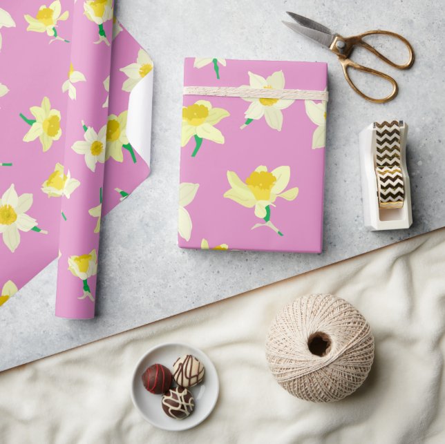 Daffodils. Wrapping Paper (Crafts)