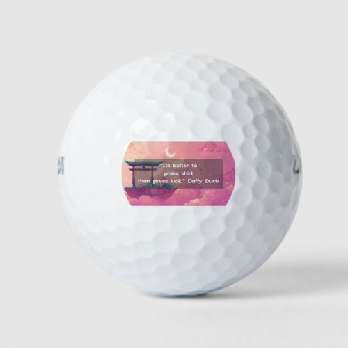 Daffy Chan Golf Balls