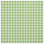 Daffy-down-Dillies Green Check Gingham Pattern Fabric
