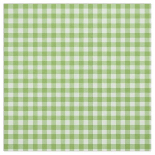 Daffy_down_Dillies Green Check Gingham Pattern Fabric