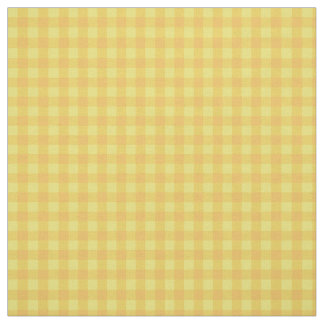 Daffy-down-Dillies Orange Yellow Check Gingham Fabric