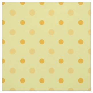 Daffy-down Dillies Yellow Orange Polka Dots Fabric