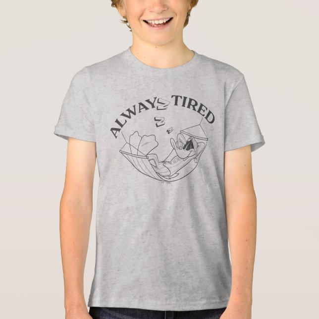 DAFFY DUCK™ Always Tired Tri-Blend Shirt (Front)
