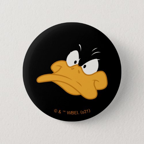 DAFFY DUCK Angry Face Button