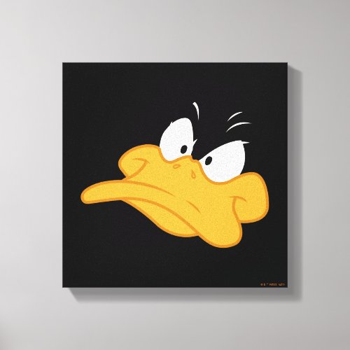 DAFFY DUCK Angry Face Canvas Print
