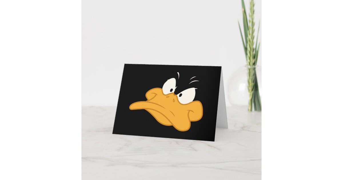 daffy duck mad face