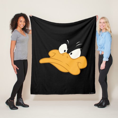 DAFFY DUCK Angry Face Fleece Blanket