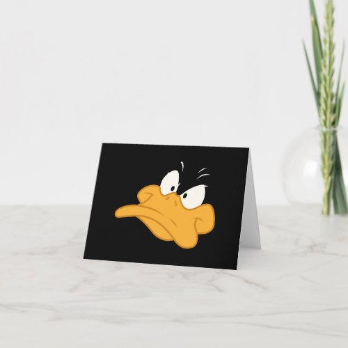 DAFFY DUCK Angry Face Note Card