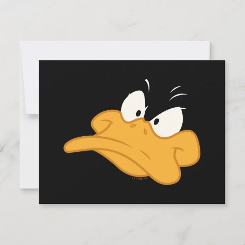 DAFFY DUCK Angry Face Note Card