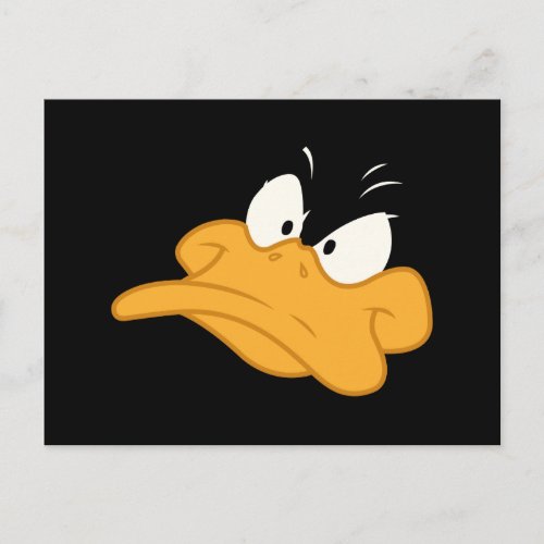 DAFFY DUCK Angry Face Postcard