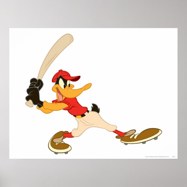 DAFFY DUCK™ Batter's Up Poster (Front)