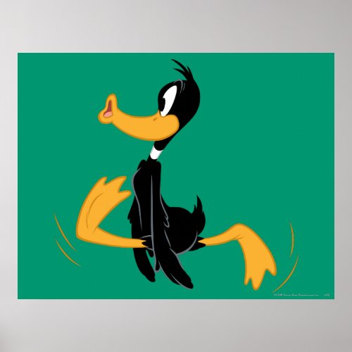 DAFFY DUCK Being Crazy Poster