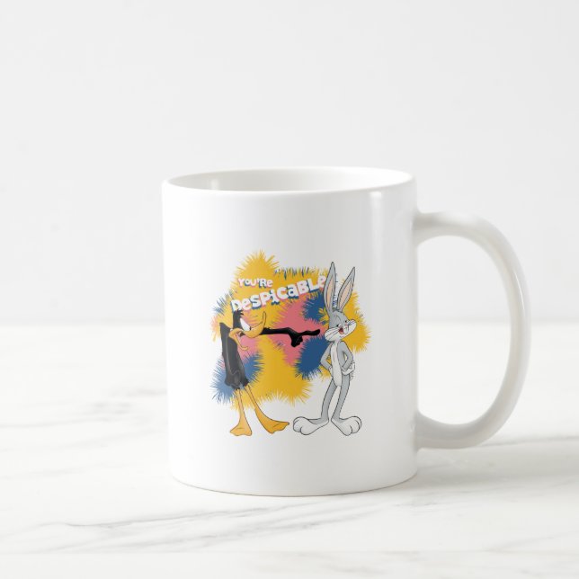 DAFFY DUCK™ & BUGS BUNNY™ "You're Despicable" Coffee Mug (Right)