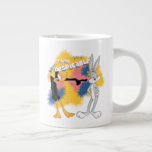 DAFFY DUCK  BUGS BUNNY Youre Despicable Giant Coffee Mug