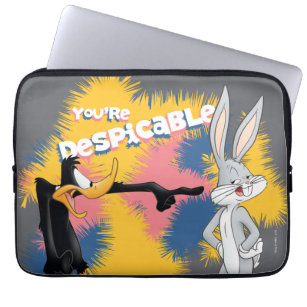DAFFY DUCK™ & BUGS BUNNY™ "You're Despicable" Laptop Sleeve
