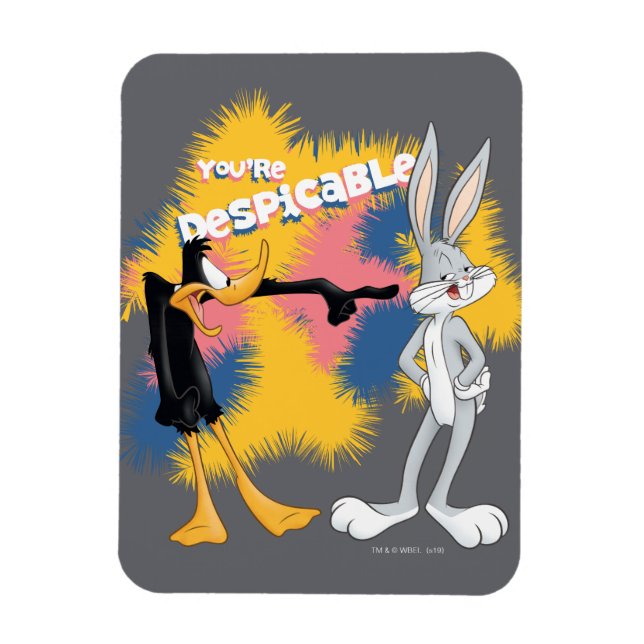DAFFY DUCK™ & BUGS BUNNY™ "You're Despicable" Magnet (Vertical)