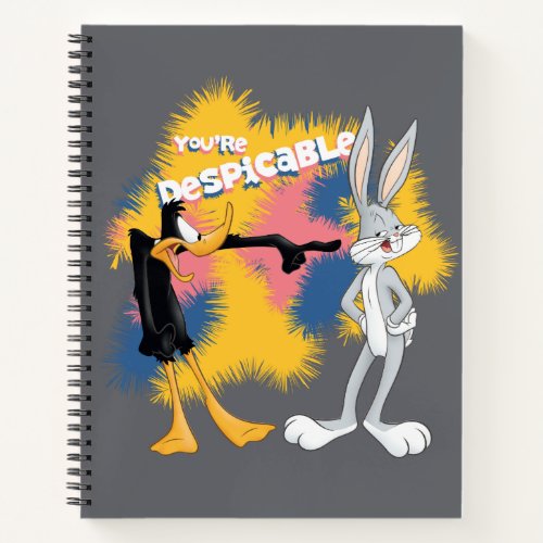 DAFFY DUCK  BUGS BUNNY Youre Despicable Notebook