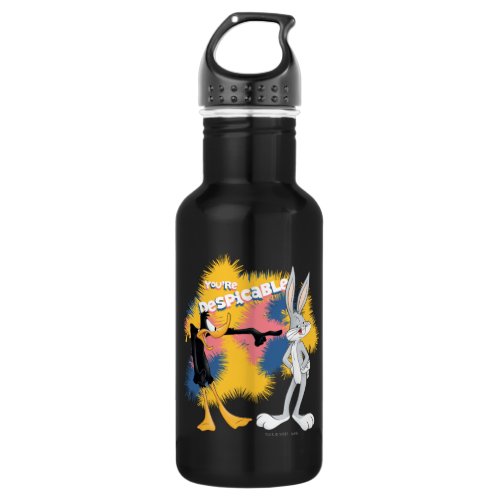 DAFFY DUCK  BUGS BUNNY Youre Despicable Stainless Steel Water Bottle