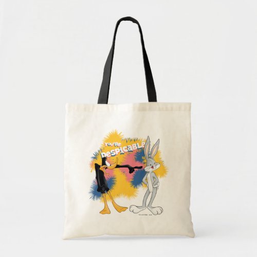 DAFFY DUCK  BUGS BUNNY Youre Despicable Tote Bag