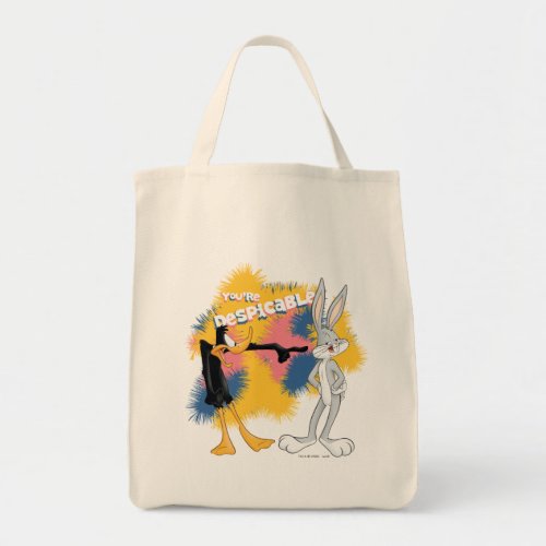 DAFFY DUCK  BUGS BUNNY Youre Despicable Tote Bag