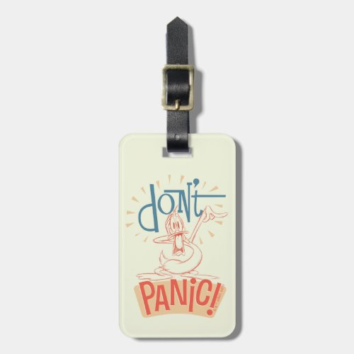 DAFFY DUCKâ  Dont Panic Luggage Tag