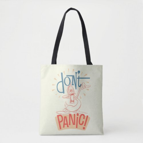 DAFFY DUCKâ  Dont Panic Tote Bag