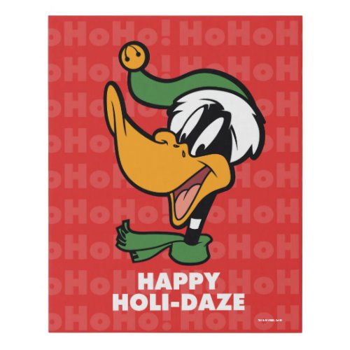 DAFFY DUCK Happy Holi_Daze Faux Canvas Print