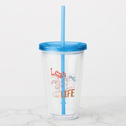 DAFFY DUCK  Lean into Life Acrylic Tumbler