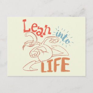 DAFFY DUCK™   Lean into Life Postcard