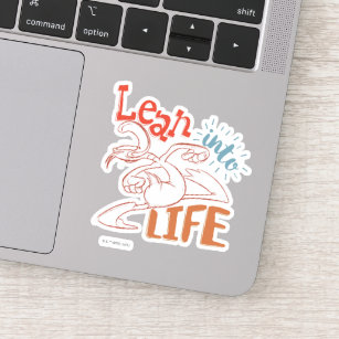 DAFFY DUCK™   Lean into Life Sticker