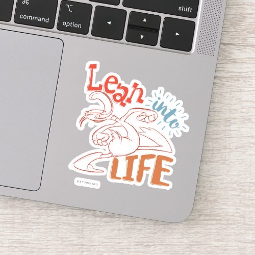 DAFFY DUCKâ  Lean into Life Sticker