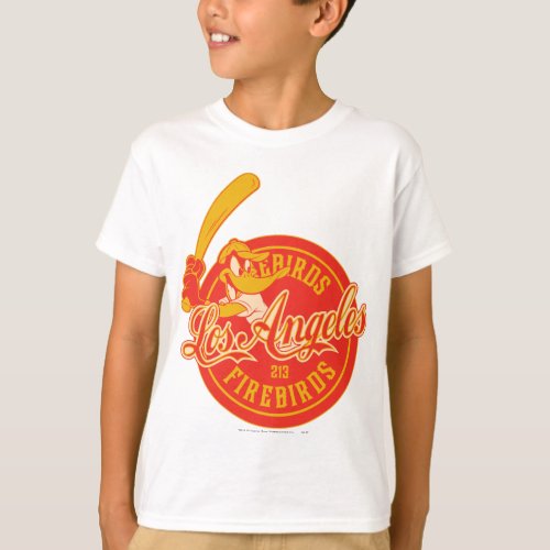 DAFFY DUCKâ Los Angeles Firebirds Logo T_Shirt