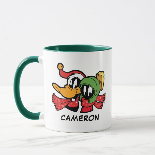 DAFFY DUCK™ & MARVIN MARTIAN™ "Ho Ho Ho!" Mug (Left)